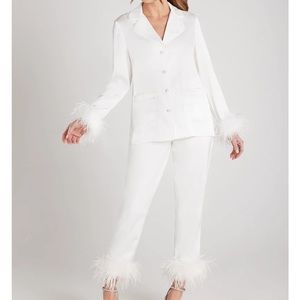 Nadine Merabi Darci Pajamas in White. Worn once